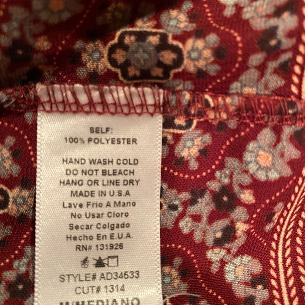 Tea & Rose   Boho Dress Sz Medium - Picture 3 of 9